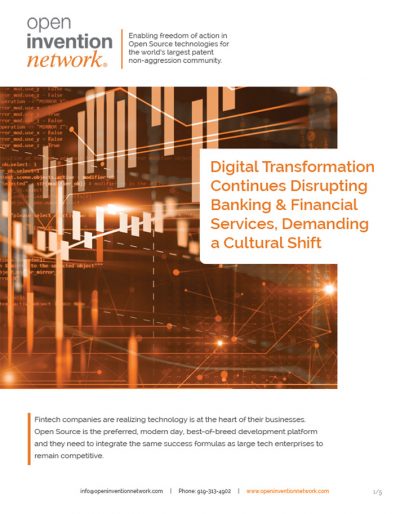 Banking Financial Services Open Invention Network