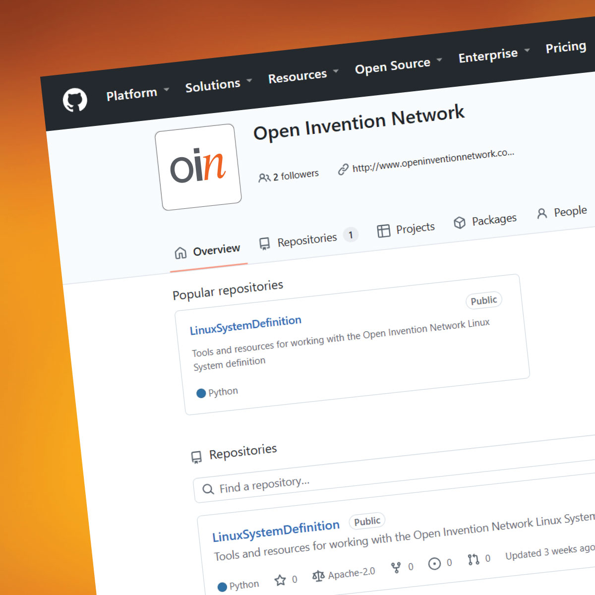 Join OIN on GitHub Join OIN on GitHub