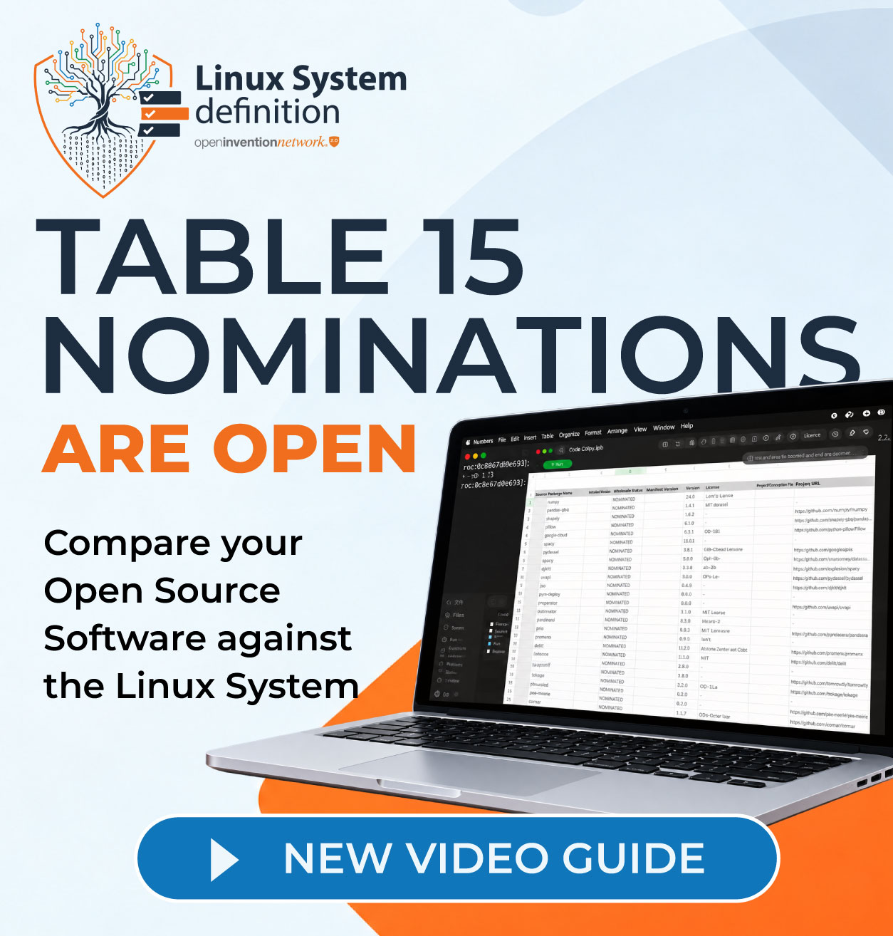 Linux System Table 15 Nominations are Now Open | View New Video Guide